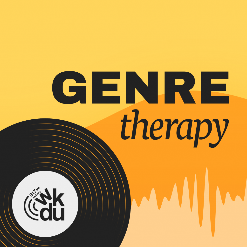 Genre Therapy Cover art with WKDU Philadelphia logo